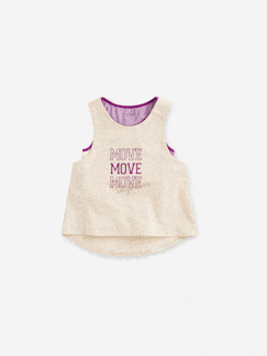 Lot débardeur + brassière sport fille  - vertbaudet enfant