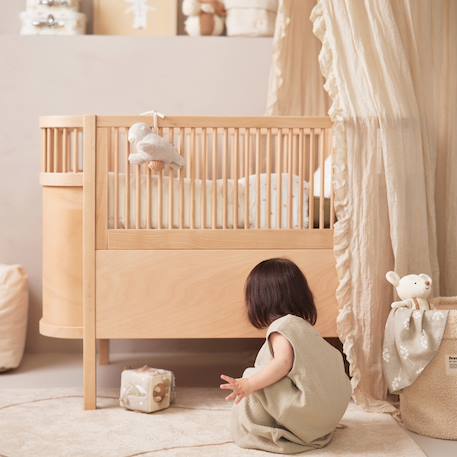 Gigoteuse légère en gaze de coton biscuit tog 0,5 (0-3 mois) Blanc, marron, écru+Ecru, bleu, marron+Marron+Rose+Vert+Vert d'eau 24 - vertbaudet enfant 