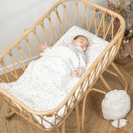 Set coussin et couverture pour berceau et couffin sidonia Sidonia, beige, écru, blanc 2 - vertbaudet enfant 
