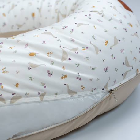 Coussin d'allaitement ergonomique + housse sidonia Sidonia, beige, écru, blanc 4 - vertbaudet enfant 