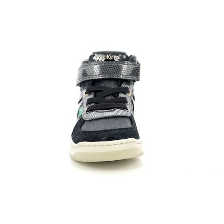 Sneakers hautes kickalien Noir brillant 5 - vertbaudet enfant 