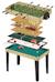 Table de jeux 10 en 1 - baby-foot - billard - ping pong - hockey - bowling - cartes - structure bois - accessoires inclus Noir 1 - vertbaudet enfant 