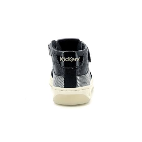 Sneakers hautes kickalien Noir brillant 3 - vertbaudet enfant 