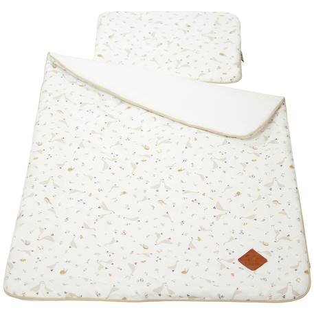 Set coussin et couverture pour berceau et couffin sidonia Sidonia, beige, écru, blanc 4 - vertbaudet enfant 