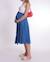 Jupe à godets dallas Mid blue 2 - vertbaudet enfant 