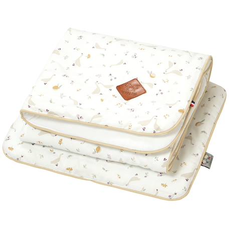 Set coussin et couverture pour berceau et couffin sidonia Sidonia, beige, écru, blanc 1 - vertbaudet enfant 