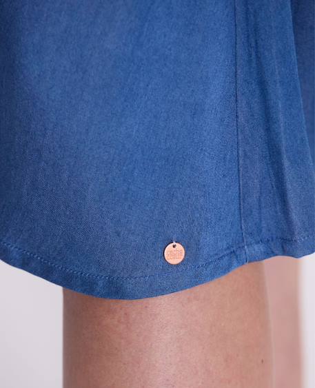 Jupe à godets dallas Mid blue 4 - vertbaudet enfant 