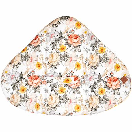 Couverture d'emmaillotage évolutive en coton néo vintage Néo vintage imprimé floral, beige, blanc 5 - vertbaudet enfant 