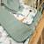 Set couverture et coussin pour berceau et couffin safari Safari, vert, gris, blanc 4 - vertbaudet enfant 