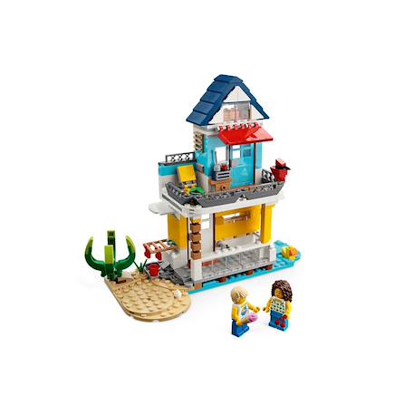 Creator 3 en 1 camping-car à la plage 31138 Multicolore 5 - vertbaudet enfant 