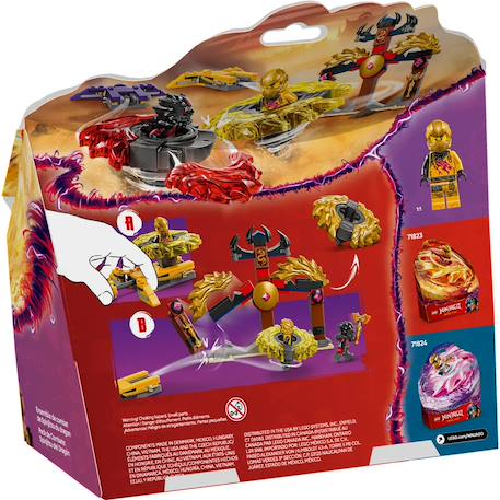 Pack de combat spinjitzu du dragon 71826 Multicolore 6 - vertbaudet enfant 