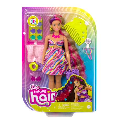 Barbie poupée barbie ultra chevelure plantureuse avec 15 accessoires Multicolore 2 - vertbaudet enfant 