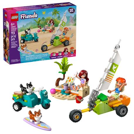 Friends chiens surfeurs et aventures en scooter 42641 Multicolore 1 - vertbaudet enfant 