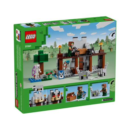 Lego minecraft - la forteresse du loup - 21261 Multicolore 6 - vertbaudet enfant 