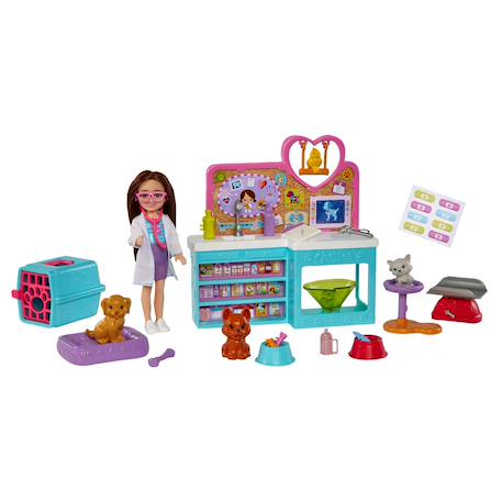 Barbie coffret chelsea vétérinaire Multicolore 2 - vertbaudet enfant 