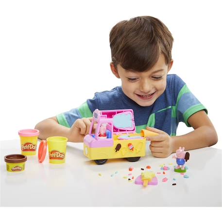 Play-doh peppa et le camion de glaces Multicolore 3 - vertbaudet enfant 