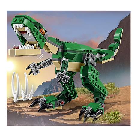 Creator - le dinosaure féroce 31058 Multicolore 6 - vertbaudet enfant 