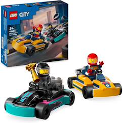 Jouet-Lego city - les karts et les pilotes de course - 60400