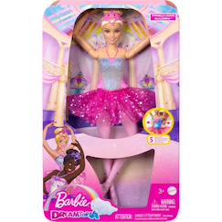 Jouet-Poupons et poupées-Barbie poupée mannequin dreamtopia ballerine lumières scintillantes