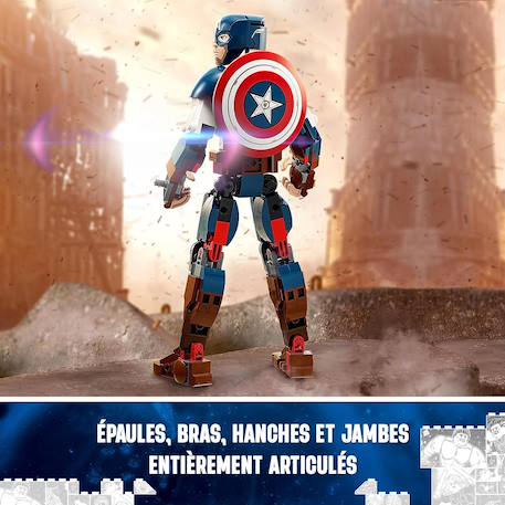 Marvel figurine de captain america 76258 Multicolore 4 - vertbaudet enfant 