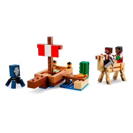 Le voyage du bateau pirate 21259 Lego Minecraft Multicolore 3 - vertbaudet enfant 