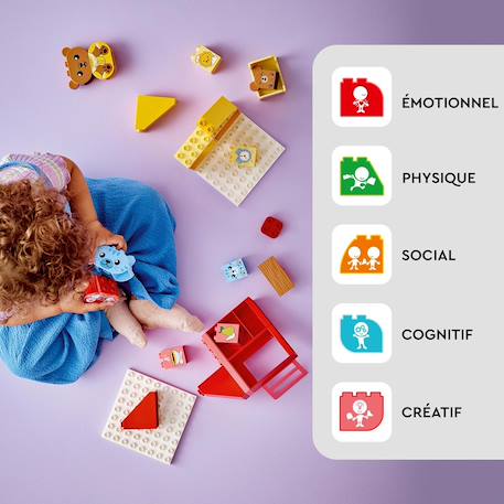 Lego duplo - mes rituels quotidiens - le repas et le coucher - 10414 Multicolore 3 - vertbaudet enfant 
