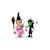 Wicked figurines d'elphaba et de glinda 75682 Multicolore 5 - vertbaudet enfant 