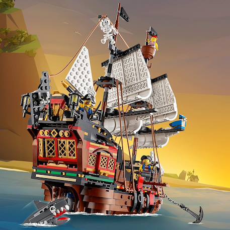 Creator 3 en 1 - le bateau pirate 31109 Multicolore 5 - vertbaudet enfant 