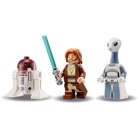 Lego star wars - le chasseur jedi d'obi-wan kenobi - 75333 Multicolore 5 - vertbaudet enfant 