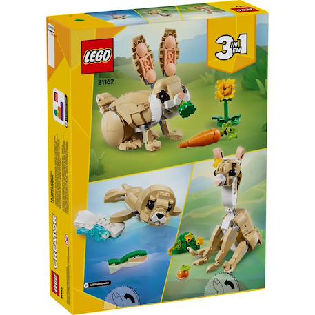 Lego creator - l'adorable lapin - 31162 Multicolore 6 - vertbaudet enfant 