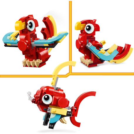 Le dragon rouge 31145 Multicolore 4 - vertbaudet enfant 