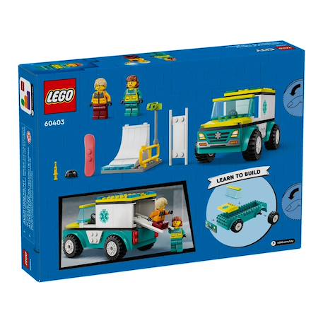 L'ambulance de secours et le snowboardeur 60403 Multicolore 6 - vertbaudet enfant 