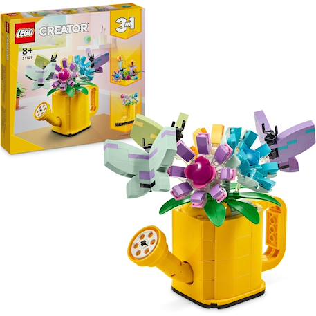Lego creator - les fleurs dans l'arrosoir - 31149 Multicolore 1 - vertbaudet enfant 