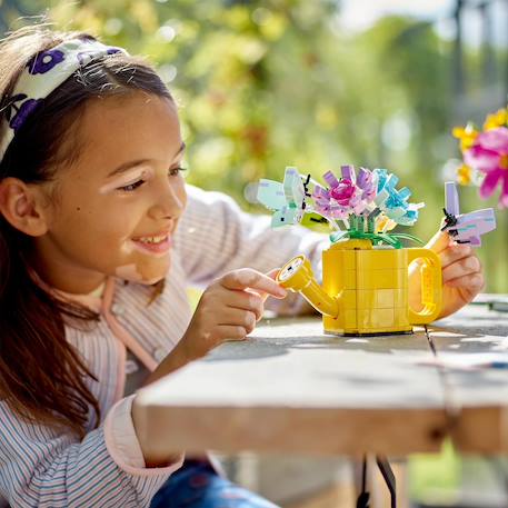 Lego creator - les fleurs dans l'arrosoir - 31149 Multicolore 6 - vertbaudet enfant 