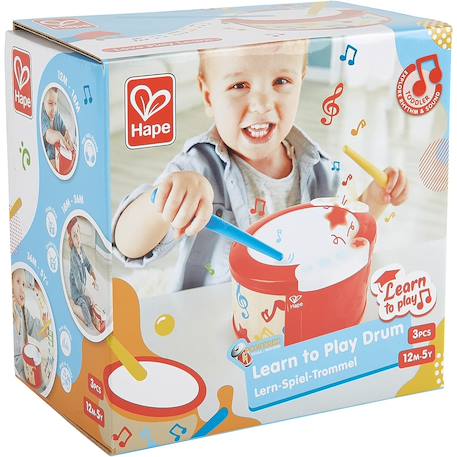 Tambour apprentissage interactif Rouge, beige, blanc 6 - vertbaudet enfant 