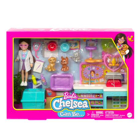 Barbie coffret chelsea vétérinaire Multicolore 1 - vertbaudet enfant 