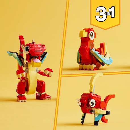 Le dragon rouge 31145 Multicolore 5 - vertbaudet enfant 