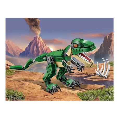 Creator - le dinosaure féroce 31058 Multicolore 3 - vertbaudet enfant 