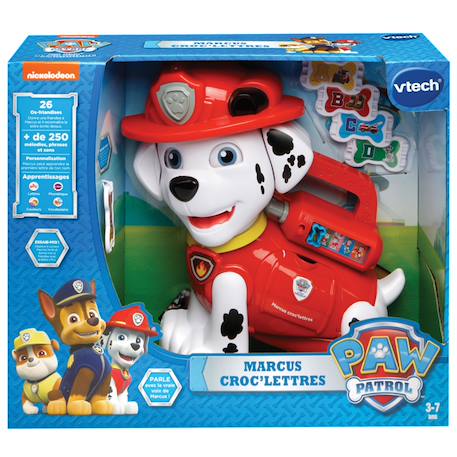 Jouet éducatif pat' patrouille - marcus croc'lettres Multicolore 1 - vertbaudet enfant 