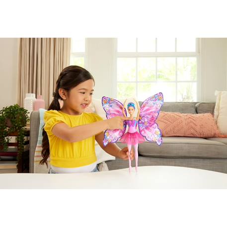 Barbie danseuse à papillon - poupée transformation 2 en 1 Rose 3 - vertbaudet enfant 