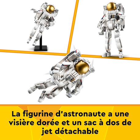 Lego creator - l'astronaute dans l'espace - 31152 Blanc 3 - vertbaudet enfant 