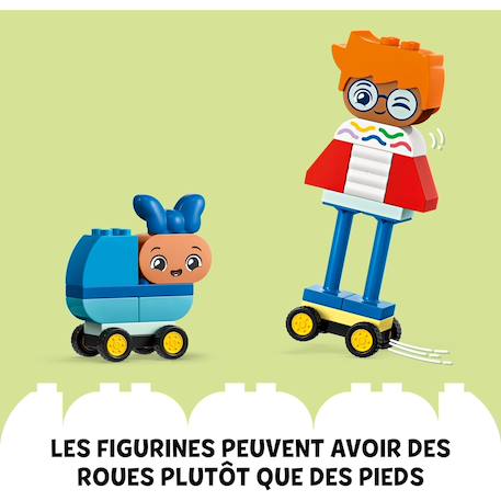 Lego duplo - personnages à construire aux différentes émotions - 10423 Multicolore 5 - vertbaudet enfant 
