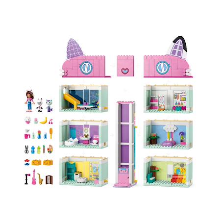 Gabby's dollhouse la maison magique de gabby 10788 Multicolore 3 - vertbaudet enfant 