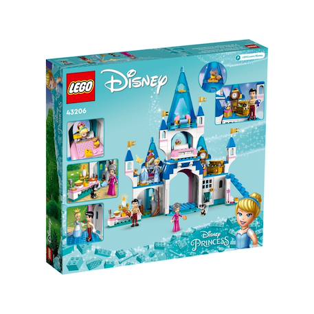 Disney le château de cendrillon et du prince charmant 43206 Multicolore 6 - vertbaudet enfant 