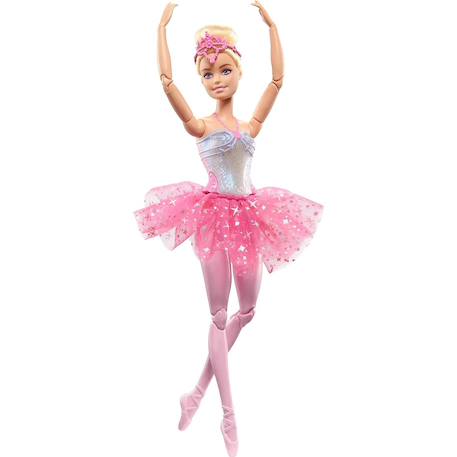 Barbie poupée mannequin dreamtopia ballerine lumières scintillantes Rose 3 - vertbaudet enfant 