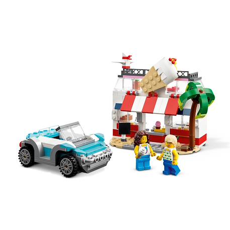 Creator 3 en 1 camping-car à la plage 31138 Multicolore 4 - vertbaudet enfant 