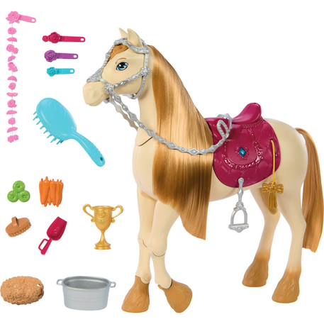 Barbie mysteries la mystérieuse aventure du cheval Multicolore 1 - vertbaudet enfant 