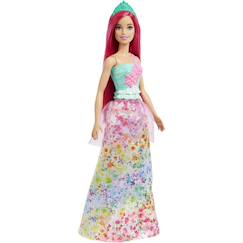 Jouet-Mattel barbie dreamtopia poupée princesse cheveux roses poupée mannequin