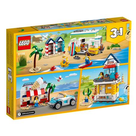 Creator 3 en 1 camping-car à la plage 31138 Multicolore 6 - vertbaudet enfant 