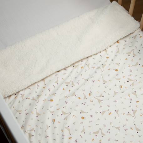 Couverture réversible en sherpa sidonia Sidonia, beige, écru, blanc 4 - vertbaudet enfant 